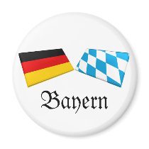 Bayern, Germany Flag Tiles magnets
