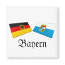 Bayern, Germany Flag Tiles Refrigerator Magnet
