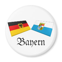 Bayern, Germany Flag Tiles magnets