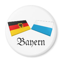 Bayern, Germany Flag Tiles magnets