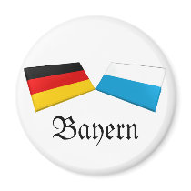 Bayern, Germany Flag Tiles magnets