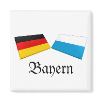 Bayern, Germany Flag Tiles magnets