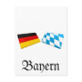 Bayern, Germany Flag Tiles Postcard