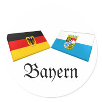 Bayern, Germany Flag Tiles stickers