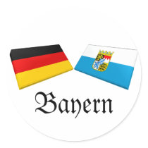 Bayern, Germany Flag Tiles stickers
