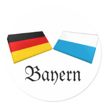 Bayern, Germany Flag Tiles stickers