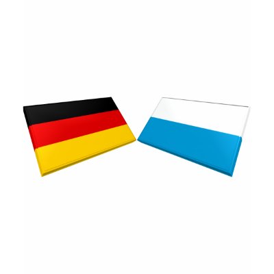Bayern, Germany Flag Tiles Tee Shirts by Vexillophile