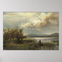 Bayern Landscape, 1856 Poster