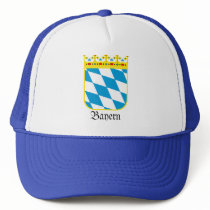 Bayern Wappen Bavaria Coat of Arms Mesh Hat