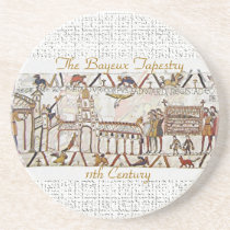 Bayeux Tapestry 11th Century Beverage Coasters