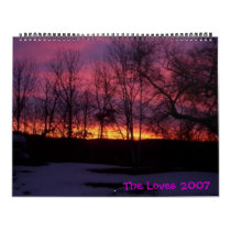 Bayfield Sunrise 05, The Loves 2007 Wall Calendars