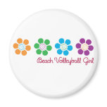 Bayflower Beach Volleyball Magnet