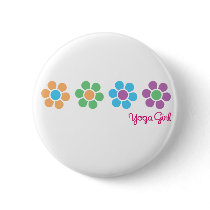 Bayflower Yoga Pinback Buttons