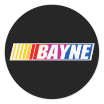 Bayne2 Round Stickers