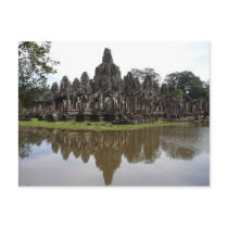 Bayon Temple at Angkok Wat in Cambodia Post Cards