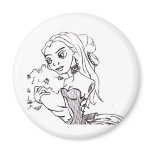 Bayou Doll Refrigerator Magnet