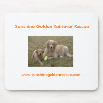 Bayou Mousepad-Sunshine Golden Retr Rescue