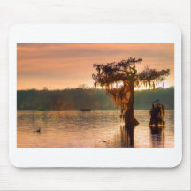 Bayou Sunset 5769 Mousepads