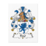 Bayr Family Crest Post Card