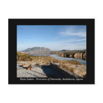 Baza Lakes, Granada Spain postcard