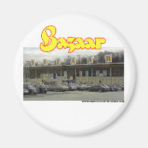 Bazaar Exterior Circa 1980 Magnet