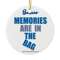 Bazaar "Memories Are In The Bag"  Xmas Ornament