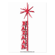 Bazaar "Sputnik" Logo Postcards
