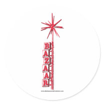 Bazaar "Sputnik" Logo Stickers