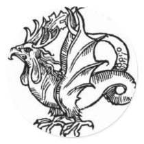 Baziliszkusz wikipedia PD stickers