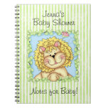 BaZooples Baby Shower Journal notebooks