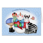 BaZooples "Friendship..." Holiday Greeting Card cards