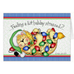 BaZooples "Holiday Stressed?" Christmas Card cards