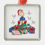 BaZooples "Joy Joy Joy" Ornament