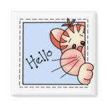 BaZooples Kitty-Kitty Magnet magnets