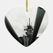 BB-62 Battleship New Jersey Christmas Ornaments