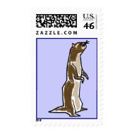 BB- Funky Ferret Postage Stamps stamp