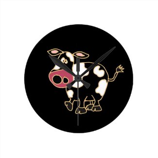 BB- Funny Cow Wall Clock