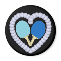 BB Ping Pong Paddle Heart
