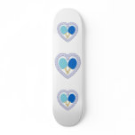BB Ping Pong Paddle Heart Custom Skate Board
