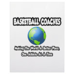BBall Coaches...Making the World a Better Place Personalized Letterhead
