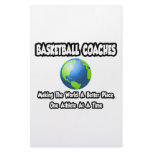 BBall Coaches...Making the World a Better Place Custom Stationery