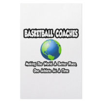 BBall Coaches...Making the World a Better Place Custom Stationery