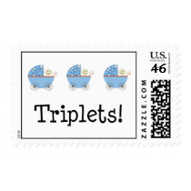 BBB Baby Carriage Triplets Stamp by MakeWay4Multiples BBB Baby Carriage Triplets Stamp
