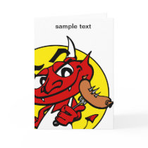 BBC DEVIL INVITATION CARD
