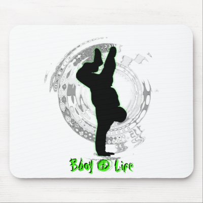 Bboy 4 Life Mouse Pad by KELLBELL535