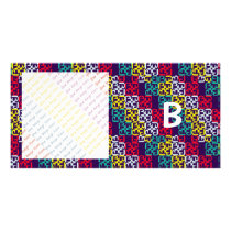 BbParade Assembled Brights Customized Photo Card