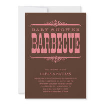 BBQ Baby Shower Invitations
