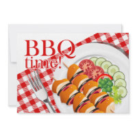 BBQ Backyard Cookout Summer Party Announcement