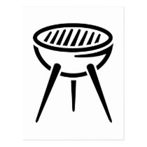 BBQ barbecue postcards