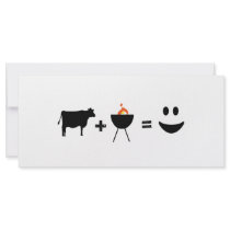 BBQ Beef Happy Custom Rack Card